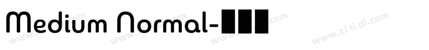 Medium Normal字体转换 Medium Normal字体转换